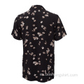 Camisa casual hawaiana con estampado digital para hombre